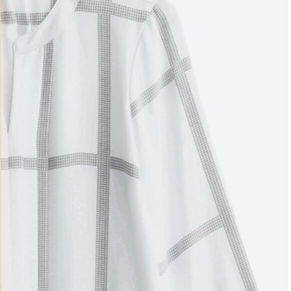 41 Hawthorn Juanis Pleat Detail Gathering Hem Blouse White STITCH FIX XS NWT - Picture 8 of 11